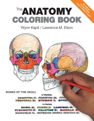 Book cover of The Anatomy Coloring Book by Kapit, Wynn
