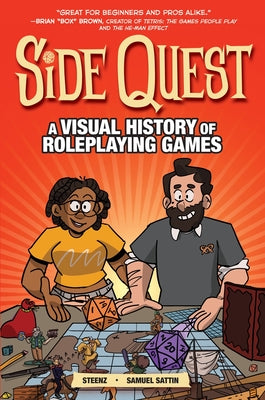 Book cover of Side Quest: A Visual History of Roleplaying Games, a Graphic Novel by Sattin, Samuel