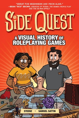 Book cover of Side Quest: A Visual History of Roleplaying Games, a Graphic Novel by Sattin, Samuel