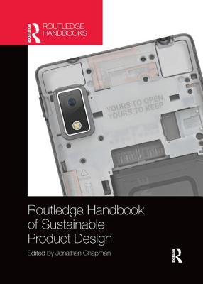 Book cover of Routledge Handbook of Sustainable Product Design by Chapman, Jonathan