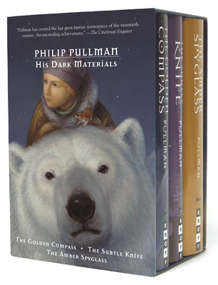 His Dark Materials 3-Book Hardcover Boxed Set: The Golden Compass; The Subtle Knife; The Amber Spyglass by Philip Pullman book cover