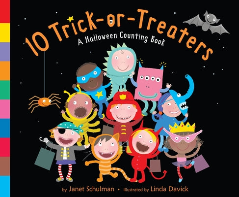10 Trick-Or-Treaters: A Halloween Book for Kids and Toddlers by Janet Schulman book cover