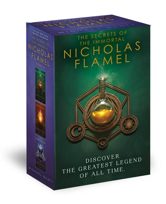 The Secrets of the Immortal Nicholas Flamel Boxed Set (3-Book) by Michael Scott book cover