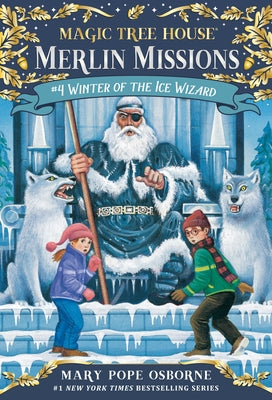 Winter of the Ice Wizard by Mary Pope Osborne book cover
