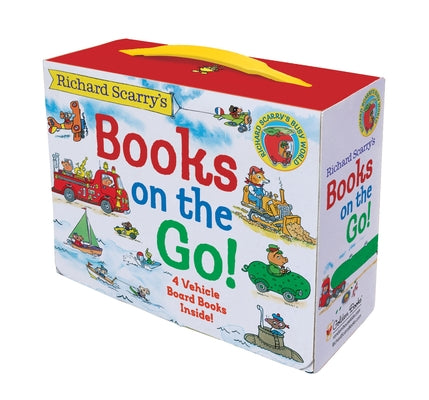 Richard Scarry's Books on the Go: 4 Board Books by Richard Scarry book cover