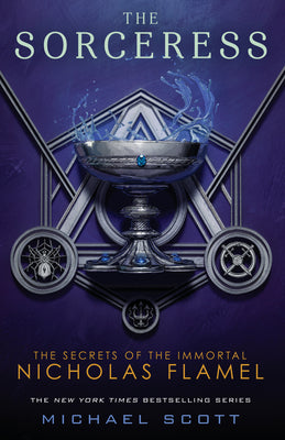 The Sorceress by Michael Scott book cover
