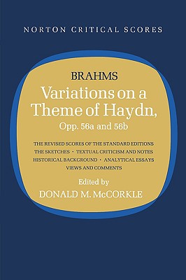 Book cover of Variations on a Theme of Haydn: Norton Critical Score by Brahms, Johannes