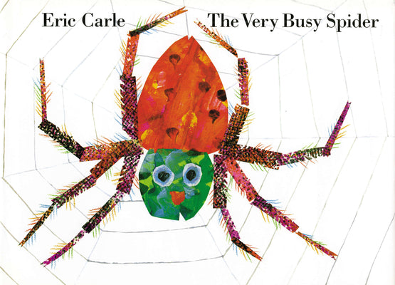 Book cover of The Very Busy Spider by Carle, Eric
