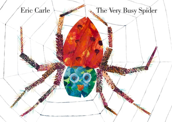 Book cover of The Very Busy Spider by Carle, Eric