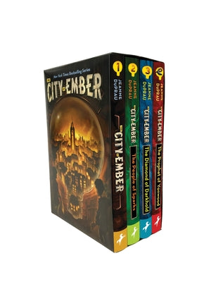 Book cover of The City of Ember Complete Boxed Set: The City of Ember; The People of Sparks; The Diamond of Darkhold; The Prophet of Yonwood by DuPrau, Jeanne