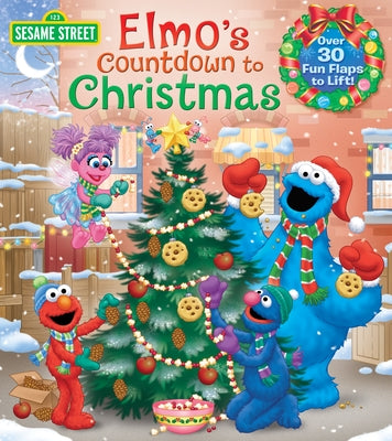 Book cover of Elmo's Countdown to Christmas (Sesame Street) by Kleinberg, Naomi