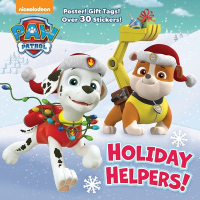 Holiday Helpers! (Paw Patrol): A Holiday Book for Kids and Toddlers with Over 30 Stickers by Random House book cover