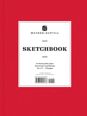 Large Sketchbook (Ruby Red) by Watson-Guptill book cover