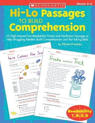 Hi-Lo Passages to Build Comprehension: Grades 3-4 by Michael Priestley book cover