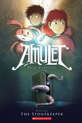 Book cover of The Stonekeeper: A Graphic Novel (Amulet #1): Volume 1 by Kibuishi, Kazu
