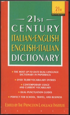 Book cover of 21st Century Italian-English/English-Italian Dictionary by The Philip Lief Group