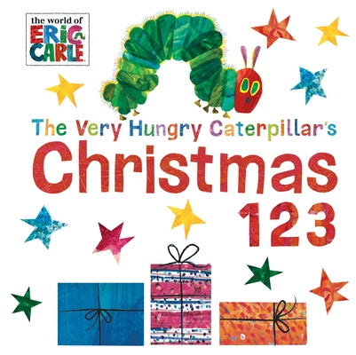 The Very Hungry Caterpillar's Christmas 123 by Eric Carle book cover