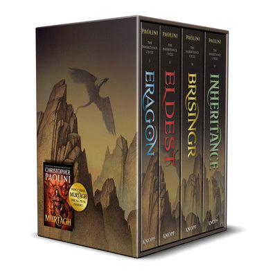 The Inheritance Cycle 4-Book Trade Paperback Boxed Set: Eragon; Eldest; Brisingr; Inheritance by Christopher Paolini book cover