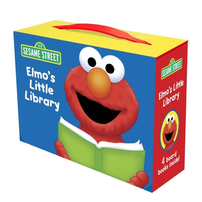 Book cover of Elmo's Little Library (Sesame Street): Elmo's Mother Goose; Elmo's Tricky Tongue Twisters; Elmo Says; Elmo's ABC Book by Albee, Sarah