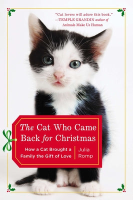 Book cover of The Cat Who Came Back for Christmas: How a Cat Brought a Family the Gift of Love by Romp, Julia