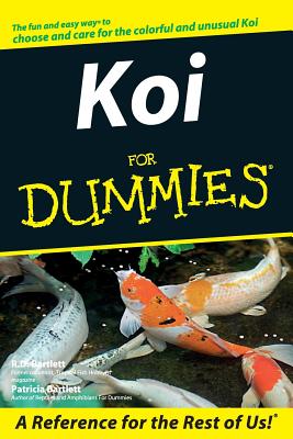 Book cover of Koi For Dummies by Bartlett, R. D.