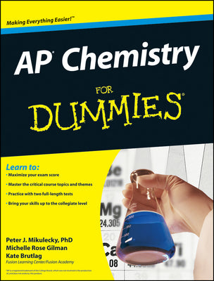 Book cover of AP Chemistry for Dummies by Mikulecky, Peter J.