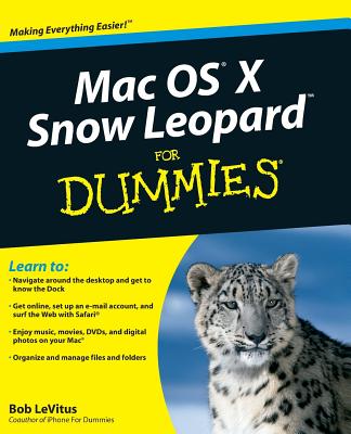Book cover of Mac OS X Snow Leopard for Dummies by LeVitus, Bob
