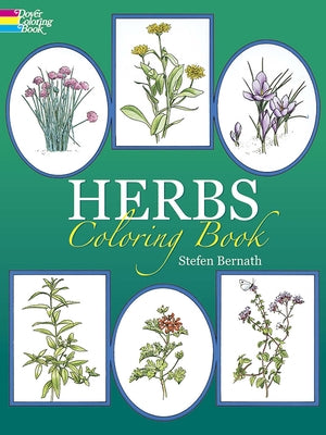 Book cover of Herbs Coloring Book by Bernath, Stefen