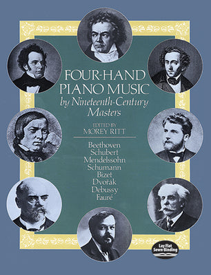 Book cover of Four-Hand Piano Music by Nineteenth-Century Masters by Ritt, Morey