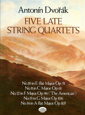 Book cover of Five Late String Quartets by Dvor