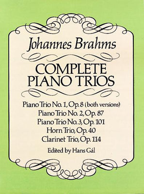 Book cover of Complete Piano Trios by Brahms, Johannes
