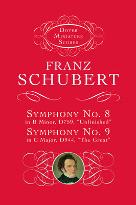 Book cover of Symphonies Nos. 8 & 9 by Schubert, Franz
