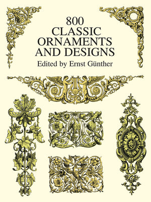 Book cover of 800 Classic Ornaments and Designs by G