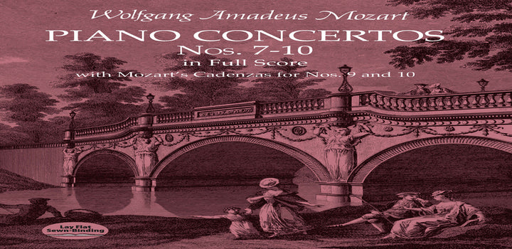 Book cover of Piano Concertos Nos. 7-10 in Full Score: With Mozart's Cadenzas by Mozart, Wolfgang Amadeus