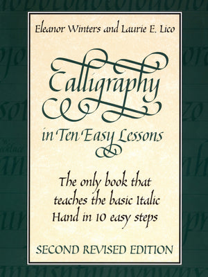 Book cover of Calligraphy in Ten Easy Lessons by Winters, Eleanor