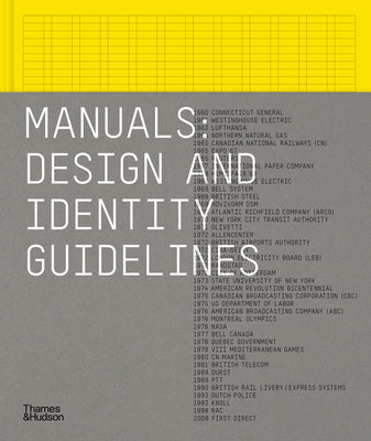 Book cover of Manuals: Design and Identity Guidelines by Vignelli, Massimo