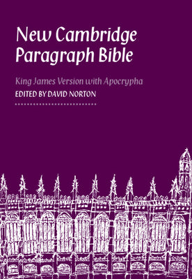 Book cover of New Cambridge Paragraph Bible-KJV by Norton, David