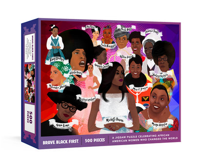 Brave. Black. First. Puzzle: A Jigsaw Puzzle and Poster Celebrating African American Women Who Changed the World: Jigsaw Puzzles for Adults and Jigsaw product image