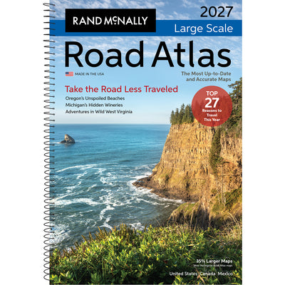 Book cover of Rand McNally 2027 Large Scale Road Atlas by Rand McNally