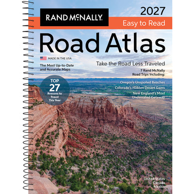 Book cover of Rand McNally 2027 Easy to Read Midsize Road Atlas by Rand McNally