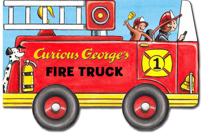 Curious George's Fire Truck (Mini Movers Shaped S) by H. A. Rey book cover