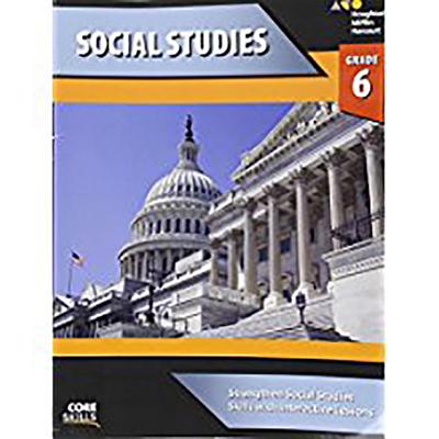 Core Skills Social Studies Workbook Grade 6 by Houghton Mifflin Harcourt book cover