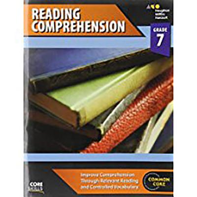 Core Skills Reading Comprehension Workbook Grade 7 by Houghton Mifflin Harcourt book cover