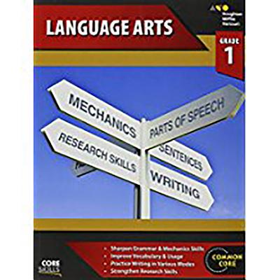 Core Skills Language Arts Workbook Grade 1 by Houghton Mifflin Harcourt book cover