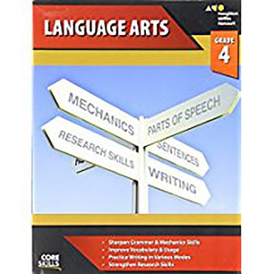 Book cover of Core Skills Language Arts Workbook Grade 4 by Houghton Mifflin Harcourt