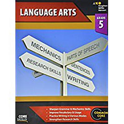 Book cover of Core Skills Language Arts Workbook Grade 5 by Houghton Mifflin Harcourt
