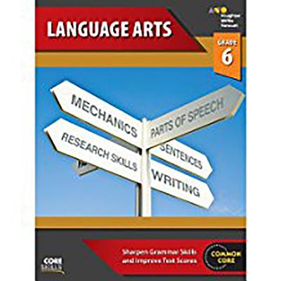 Book cover of Core Skills Language Arts Workbook Grade 6 by Houghton Mifflin Harcourt