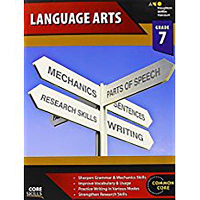 Book cover of Core Skills Language Arts Workbook Grade 7 by Houghton Mifflin Harcourt
