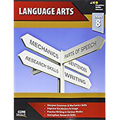 Book cover of Core Skills Language Arts Workbook Grade 8 by Houghton Mifflin Harcourt