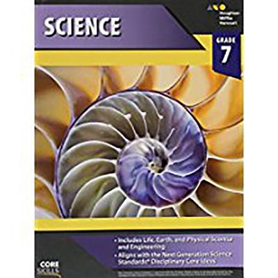 Core Skills Science Workbook Grade 7 by Houghton Mifflin Harcourt book cover